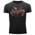 Herren Vintage Shirt Retro Motiv Schriftzug Superior Legend Flügel Printshirt T-Shirt Aufdruck Used Look Slim Fit Neverless®preview