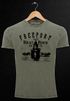 Herren Vintage Shirt Retro Print Leuchturm Schriftzug Freeport Island Neverless®preview