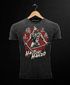 Herren Vintage Shirt Samurai Schwert japanische Schriftzeichen Schriftzug Hattori Hanzo Used Look Neverless® preview