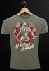Herren Vintage Shirt Samurai Schwert japanische Schriftzeichen Schriftzug Hattori Hanzo Used Look Neverless® preview