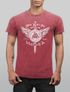 Herren Vintage Shirt See you in Valhalla Schwert Runen Odin Vikings Printshirt T-Shirt Aufdruck Neverless®preview