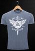 Herren Vintage Shirt See you in Valhalla Schwert Runen Odin Vikings Printshirt T-Shirt Aufdruck Neverless®preview