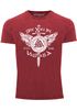 Herren Vintage Shirt See you in Valhalla Schwert Runen Odin Vikings Printshirt T-Shirt Aufdruck Neverless®preview