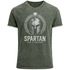 Herren Vintage Shirt Spartan Helm Athletic Printshirt Aufdruck Frontprint Used Look Fashion Streestyle Neverless®preview