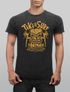 Herren Vintage Shirt  Tiki  Maske Surf Honolulu Hawaii Beach Supply Sommer Sonne Printshirt T-Shirt Aufdruck Used Look Neverless®preview