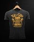 Herren Vintage Shirt  Tiki  Maske Surf Honolulu Hawaii Beach Supply Sommer Sonne Printshirt T-Shirt Aufdruck Used Look Neverless®preview