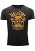 Herren Vintage Shirt  Tiki  Maske Surf Honolulu Hawaii Beach Supply Sommer Sonne Printshirt T-Shirt Aufdruck Used Look Neverless®preview