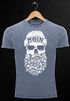 Herren Vintage Shirt Totenkopf Nordisch Moin Hamburg Dialekt Skull Anker Fashion Streetstyle Neverless®preview