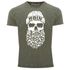Herren Vintage Shirt Totenkopf Nordisch Moin Hamburg Dialekt Skull Anker Fashion Streetstyle Neverless®preview