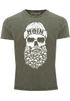 Herren Vintage Shirt Totenkopf Nordisch Moin Hamburg Dialekt Skull Anker Fashion Streetstyle Neverless®preview