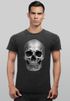 Herren Vintage Shirt Totenkopf Skull Totenschädel Aufdruck Print Motiv Fashion Streetstyle  Used Look Neverless®preview