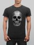 Herren Vintage Shirt Totenkopf Skull Totenschädel Aufdruck Print Motiv Fashion Streetstyle  Used Look Neverless®preview