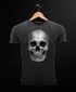 Herren Vintage Shirt Totenkopf Skull Totenschädel Aufdruck Print Motiv Fashion Streetstyle  Used Look Neverless®preview