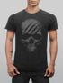 Herren Vintage Shirt Totenkopf Skull Totenschädel Skelett Print Aufdruck Fashion Streetstyle Neverless®preview