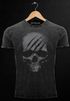 Herren Vintage Shirt Totenkopf Skull Totenschädel Skelett Print Aufdruck Fashion Streetstyle Neverless®preview