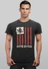 Herren Vintage Shirt USA Surfing California Flagge Surf Design Retro Printshirt Aufdruck Used Look Neverless®preview