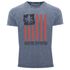 Herren Vintage Shirt USA Surfing California Flagge Surf Design Retro Printshirt Aufdruck Used Look Neverless®preview