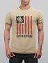 Herren Vintage Shirt USA Surfing California Flagge Surf Design Retro Printshirt Aufdruck Used Look Neverless®preview