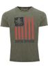 Herren Vintage Shirt USA Surfing California Flagge Surf Design Retro Printshirt Aufdruck Used Look Neverless®preview