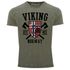 Herren Vintage Shirt Viking Norway Norwegen Flagge Wikinger nordisch Printshirt T-Shirt Aufdruck Used Look Neverless®preview