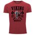 Herren Vintage Shirt Viking Norway Norwegen Flagge Wikinger nordisch Printshirt T-Shirt Aufdruck Used Look Neverless®preview