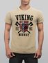 Herren Vintage Shirt Viking Norway Norwegen Flagge Wikinger nordisch Printshirt T-Shirt Aufdruck Used Look Neverless®preview