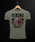 Herren Vintage Shirt Viking Norway Norwegen Flagge Wikinger nordisch Printshirt T-Shirt Aufdruck Used Look Neverless®preview