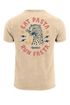 Herren Vintage T-Shirt Backprint Eat Pasta Run Fasta Leopard Grafikshirt Printshirt Aufdruck Used Look Fashion Männer Neverless®preview
