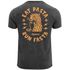 Herren Vintage T-Shirt Backprint Eat Pasta Run Fasta Leopard Grafikshirt Printshirt Aufdruck Used Look Fashion Männer Neverless®preview