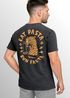 Herren Vintage T-Shirt Backprint Eat Pasta Run Fasta Leopard Grafikshirt Printshirt Aufdruck Used Look Fashion Männer Neverless®preview