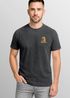 Herren Vintage T-Shirt Backprint Eat Pasta Run Fasta Leopard Grafikshirt Printshirt Aufdruck Used Look Fashion Männer Neverless®preview