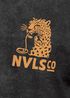 Herren Vintage T-Shirt Backprint Eat Pasta Run Fasta Leopard Grafikshirt Printshirt Aufdruck Used Look Fashion Männer Neverless®preview