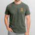 Herren Vintage T-Shirt Backprint Eat Pasta Run Fasta Leopard Grafikshirt Printshirt Aufdruck Used Look Fashion Männer Neverless®preview
