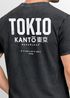 Herren Vintage T-Shirt Backprint Japan Tokyo Grafikshirt Printshirt T-Shirt Aufdruck Used Look Neverless®preview