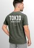Herren Vintage T-Shirt Backprint Japan Tokyo Grafikshirt Printshirt T-Shirt Aufdruck Used Look Neverless®preview