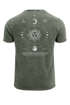 Herren Vintage T-Shirt Backprint Sonne Mond | Spirituelles Grafikshirt | Printshirt Astrologie Design Cosmic Style | Baumwolle Used Look Neverless®preview
