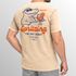 Herren Vintage T-Shirt Backprint Spritzing the day away Alligator Retro Design Aufdruck Used Look Neverless®preview