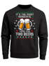 Herren Weihnachtssweatshirt Bier Weihnachtsmotiv Ugly Sweater XMAS Weihnachtsoutfit Männer Moonworks®preview