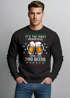 Herren Weihnachtssweatshirt Bier Weihnachtsmotiv Ugly Sweater XMAS Weihnachtsoutfit Männer Moonworks®preview