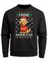 Herren Weihnachtssweatshirt Hund Weihnachtsmotiv Ugly Sweater Spruch Frohe Waunachten XMAS Outfit Männer Moonworks®preview
