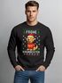 Herren Weihnachtssweatshirt Hund Weihnachtsmotiv Ugly Sweater Spruch Frohe Waunachten XMAS Outfit Männer Moonworks®preview