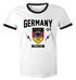 Herren WM-Shirt 2018 Deutschland Flagge Wappen Germany Retro Trikot-Lookpreview