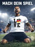 Herren WM-Shirt Deutschland Fan-Shirt Germany Love Fußball Moonworks®preview