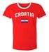 Herren WM-Shirt Kroatien Croatia Hrvatska WM Fußball Weltmeisterschaft 2018 World Cup Moonworks® preview