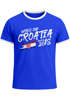 Herren WM-Shirt Kroatien Croatia Hrvatska WM Fußball Weltmeisterschaft 2026 World Cup Vintage Moonworks®preview