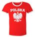 Herren WM-Shirt WM Polska Polen Poland Flagge World Cup Weißer Adler 2018 Retropreview