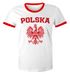 Herren WM-Shirt WM Polska Polen Poland Flagge World Cup Weißer Adler 2018 Retropreview