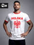 Herren WM-Shirt WM Polska Polen Poland Flagge World Cup Weißer Adler 2026 Retropreview