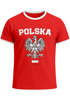 Herren WM-Shirt WM Polska Polen Poland Flagge World Cup Weißer Adler 2026 Retropreview