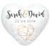 Herzkissen Hochzeitskissen personalisiert Geschenk Liebe eigene Namen anpassbares Datum SpecialMe®preview